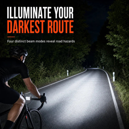 🚨 Super Bright LED Bike Headlight – Ultra-Long Range Beam for Night Riding 🚴‍♂️