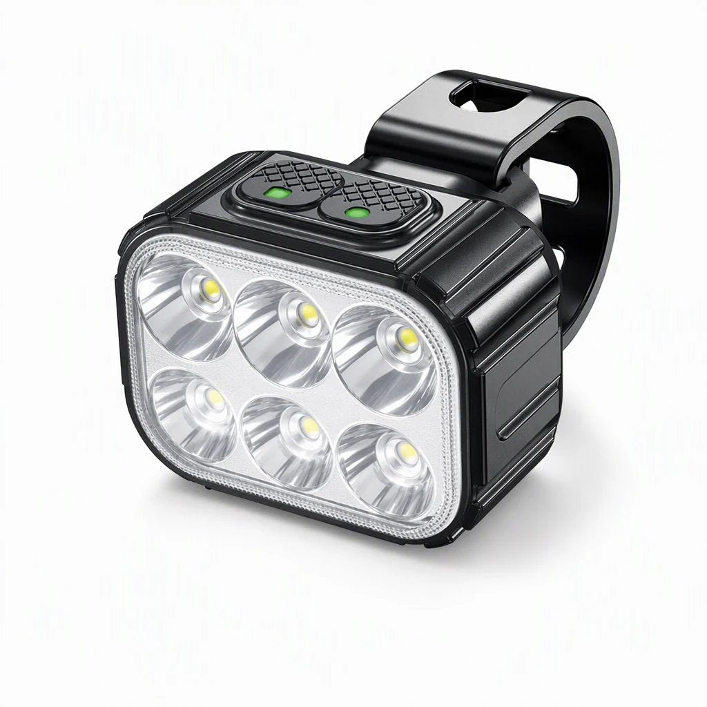 🚨 Super Bright LED Bike Headlight – Ultra-Long Range Beam for Night Riding 🚴‍♂️