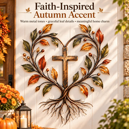 ✝️ Tree of Life Cross Wall Decor | Faith-Inspired Christian Home Decoration