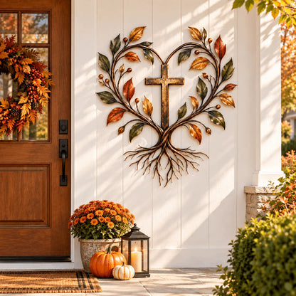 ✝️ Tree of Life Cross Wall Decor | Faith-Inspired Christian Home Decoration