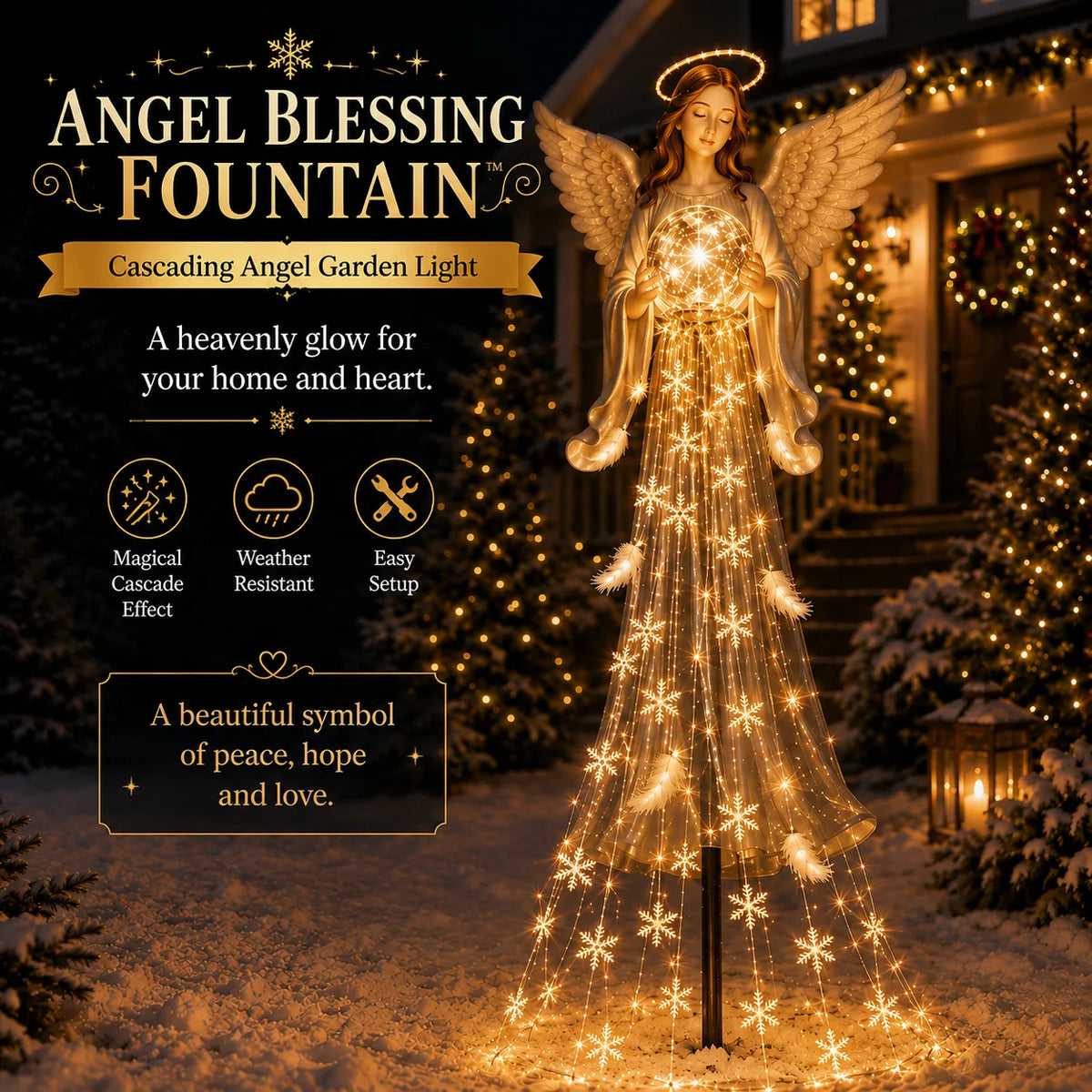 👼✨  Angel Remembrance Garden Light