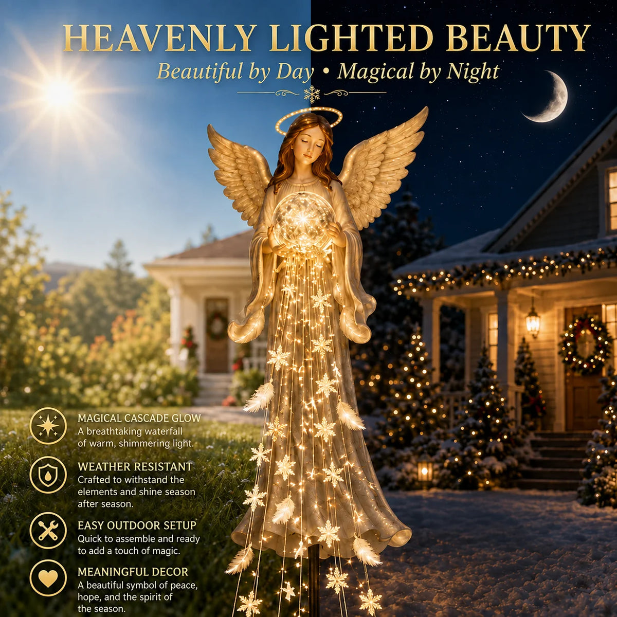 👼✨  Angel Remembrance Garden Light