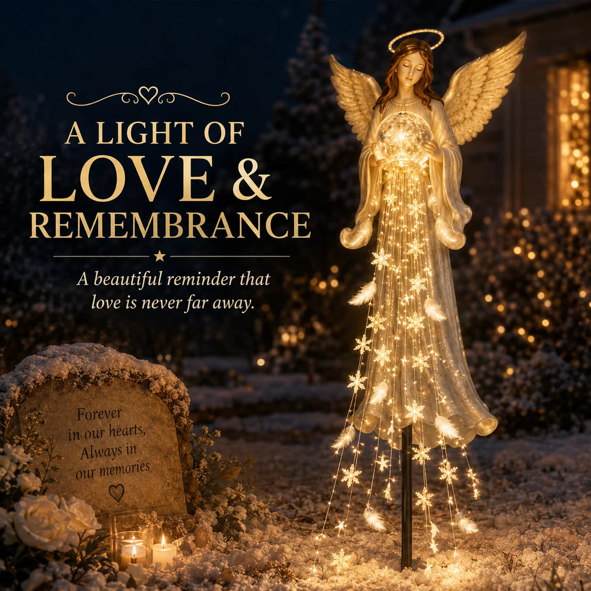 👼✨  Angel Remembrance Garden Light