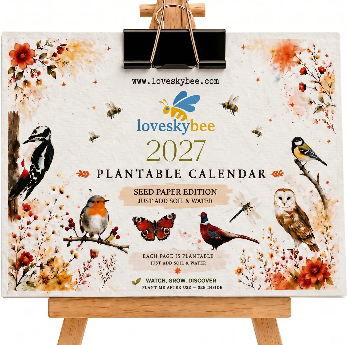 ✨🏆Early Holiday Sale 49% OFF🌱Eco-Friendly Plantable “Timeless” Seed Calendar 2027
