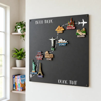 🌎✨travel Magnet Board - 💕every Magnet Has A Story. Every Journey Deserves A Place