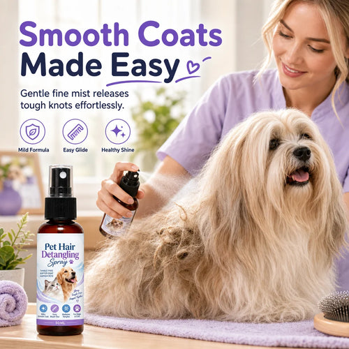 🐾 Ontklit- en verzorgingsspray voor huisdieren