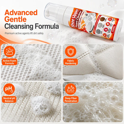 Rinse-Free Multi-Surface Shoe Foam Cleaner⏳