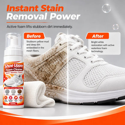 Rinse-Free Multi-Surface Shoe Foam Cleaner⏳