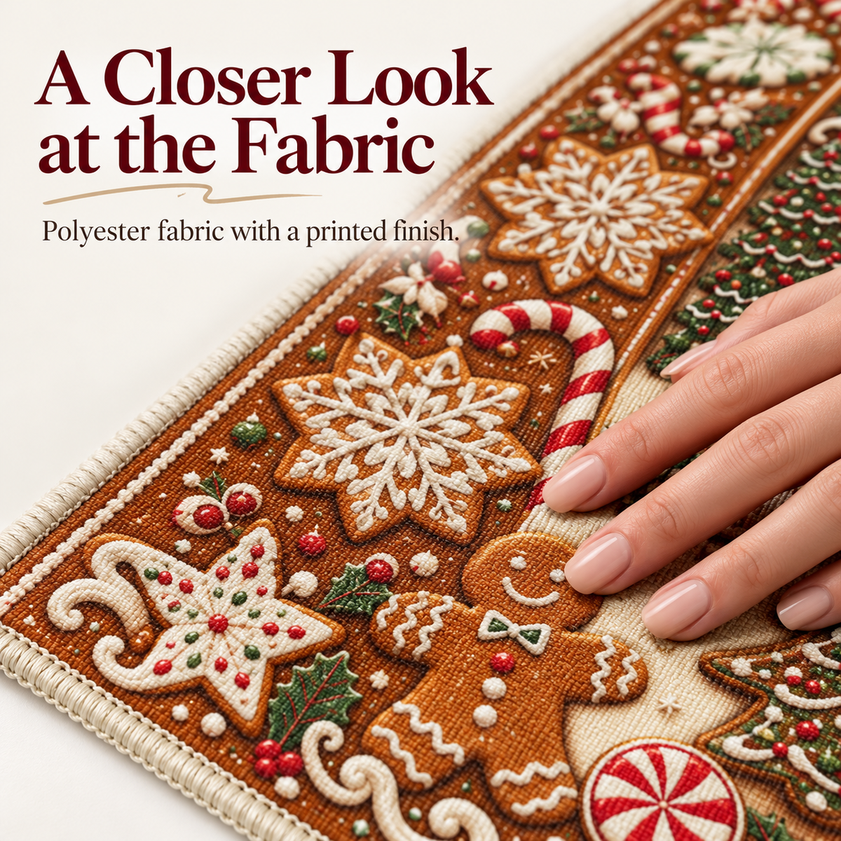 🎄 Christmas Holiday Optical Illusion Area Rug, Festive Winter Non-Slip Carpet for Living Room Decor ❄️