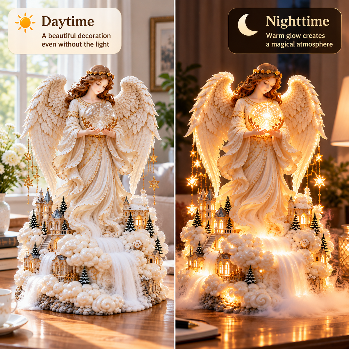 👼✨ 50% OFF – Angel of Heaven™ | Guardian Angel Mist Night Light  💛