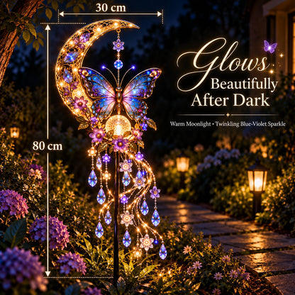 🎁Today 50% OFF🎁🦋 Enchanted Butterfly Moon Garden Stake Light