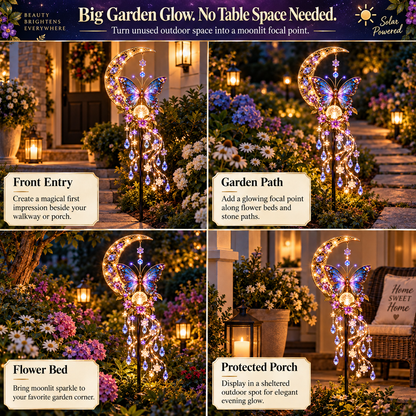 🎁Today 50% OFF🎁🦋 Enchanted Butterfly Moon Garden Stake Light
