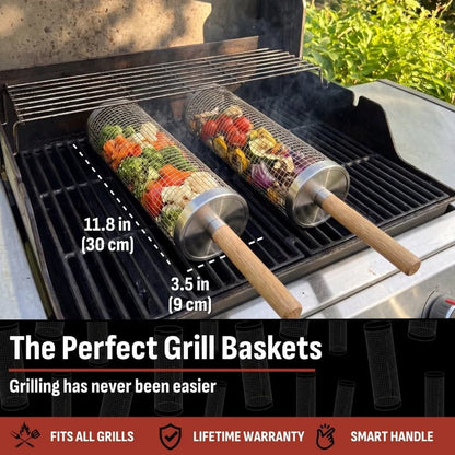 2026 New🔥Rolling Grill Basket