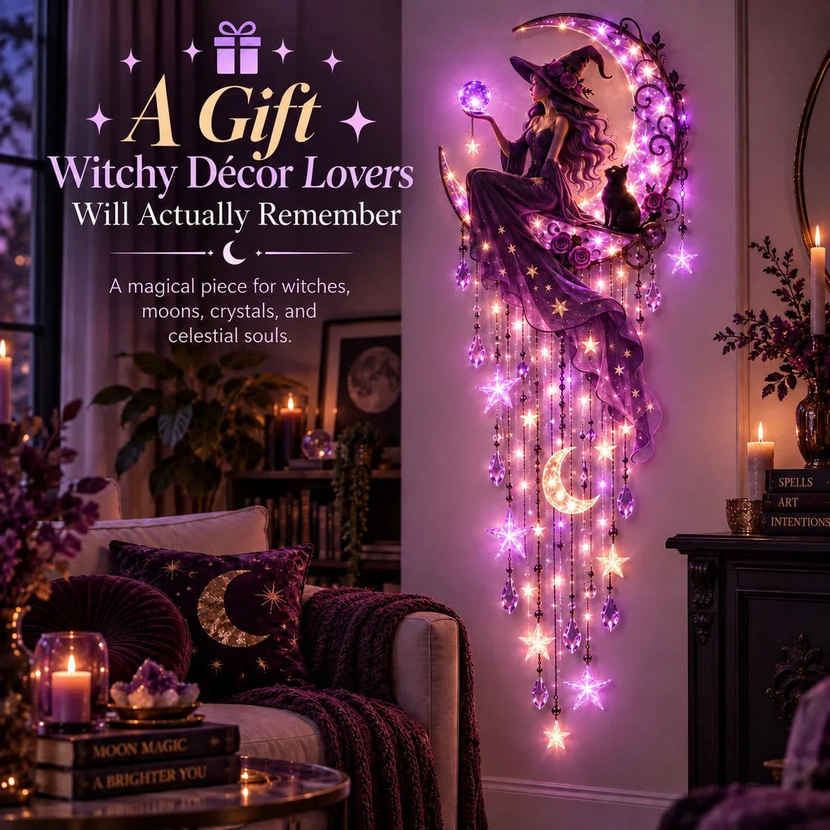 🌙✨ Add A Touch Of Witchy Magic To Any Empty Wall